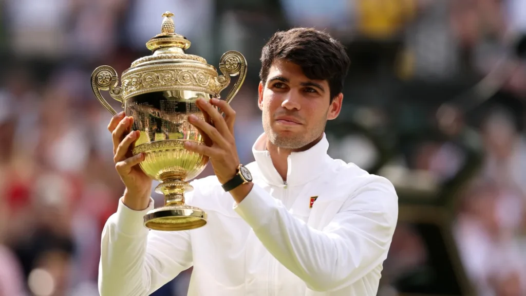 Carlos Alcaraz mengalahkan Novak Djokovic 